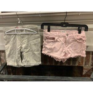 Girls shorts, Size 12, Mudd and SO lot of two (bin J)
